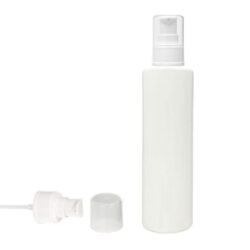 Botella 200 ml PET Blanco con Dosificador Serum Blanco (24/410) - Botellas PET
