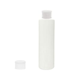 Botella 200 ml PET Blanco con Tapón Simple Traslúcido (24/410) - Botellas PET