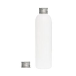 Botella 250 ml HDPE Blanco con Tapón Aluminio (24/410) - Botellas HDPE