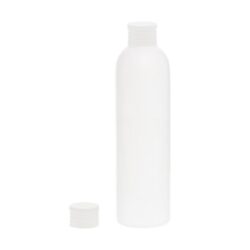 Botella 250 ml HDPE Blanco con Tapón Blanco (24/410) - Botellas HDPE