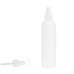 Botella 250 ml HDPE Blanco con Vaporizador Blanco Invertido 360º (24/410) - Botellas HDPE