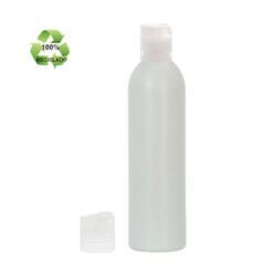 Botella 250 ml HDPE Reciclado con Tapón Disc-Top Traslúcido (24/410) - Botellas ECO