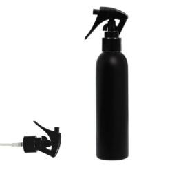 Botella 250 ml HDPE Negro con Pistola Spray Trigger Negro (24/410) - Botellas HDPE
