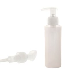 Botella 100 ml HDPE Traslucido con Dosificador Traslucido (24/410) - Botellas HDPE