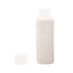 Botella 100 ml HDPE Traslucido con Tapón Rosca Blanco (24/410) - Botellas HDPE