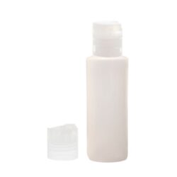 Botella 100 ml HDPE Traslucido con Tapón Disc-top Traslucido (24/410) - Botellas HDPE