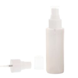 Botella 100 ml HDPE Traslucido con Vaporizador Blanco (24/410) - Botellas HDPE