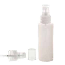 Botella 100 ml HDPE Traslucido con Vaporizador Traslucido (24/410) - Botellas HDPE