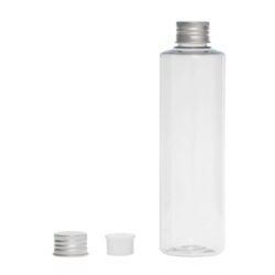 Botella 250 ml PET Transparente con Tapón Aluminio con Obturador (24/410) - Botellas PET