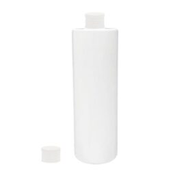 Botella 400 ml PET Blanco con Tapón Blanco (24/410) - Botellas PET