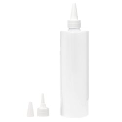 Botella 500 ml PET Blanco con Tapón Cánula Blanco y Capuchón de Rosca (24/410) - Botellas PET
