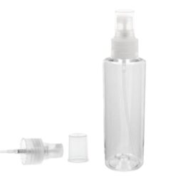 Botella 150 ml PET Transparente con Vaporizador Traslúcido (24/410) - Botellas PET