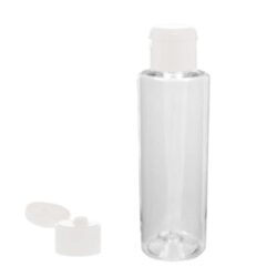 Botella 150 ml PET Transparente con Tapón Bisagra Blanco (24/410) - Botellas PET