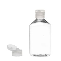 Botella 250 ml PET Transparente con Tapón Flip-Top Traslúcido (28/410) - Botellas PET