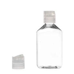 Botella 250 ml PET Transparente con Tapón Disc-Top Traslúcido (28/410) - Botellas PET