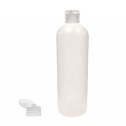 Botella 1.000 ml HDPE Traslucido Hombro Curvo con Tapón Bisagra Traslúcido (28/410) - Botellas