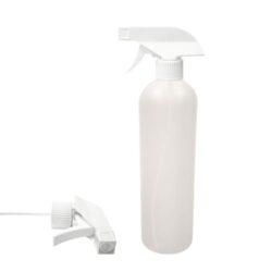 Botella 500 ml HDPE Traslucido Hombro Curvo Pistola Spray Blanco (28/410) - Botellas