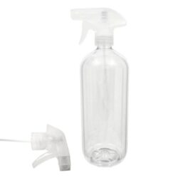 Botella 1.000 ml PET Transparente Hombro Curvo con Pistola Trigger Traslúcido (28/410) - Botellas