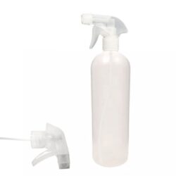Botella 1.000 ml HDPE Traslúcido Hombro Curvo con Tapón Vaporizador Pistola Traslúcida (28/410) - Botellas