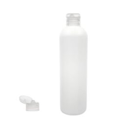 Botella 500 ml HDPE Blanco Hombro Curvo Bisagra Traslucido (28/410) - Botellas
