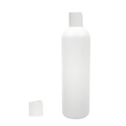 Botella 500 ml HDPE Blanco Hombro Curvo Disc Top Blanco (28/410) - Botellas
