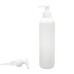 Botella 500 ml HDPE Blanco Hombro Curvo Dosificador Ancho Blanco (28/410) - Botellas