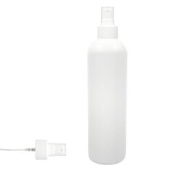 Botella 500 ml HDPE Blanco Hombro Curvo Vaporizador Blanco (28/410) - Botellas