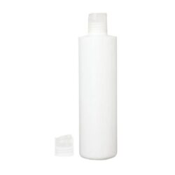 Botella 500 ml HDPE Blanca con Tapón Disc-Top Traslúcido (28/410) - Botellas