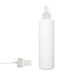 Botella 500 ml HDPE Blanca con Vaporizador Traslúcido (28/410) - Botellas