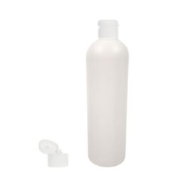 Botella 500 ml HDPE Traslucido Hombro Curvo Bisagra Blanco (28/410) - Botellas
