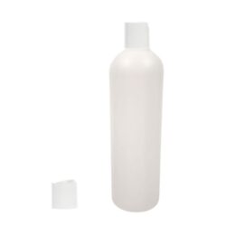 Botella 500 ml HDPE Traslucido Hombro Curvo Disc Top Blanco (28/410) - Botellas