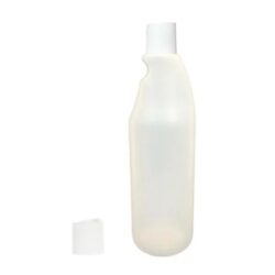 Botella 750 ml HDPE Traslúcido con Disc-Top Blanco (28/410) - Botellas HDPE