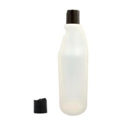 Botella 750 ml HDPE Traslúcido con Disc-Top Negro (28/410) - Botellas HDPE