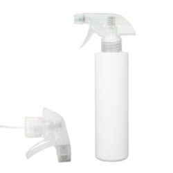 Botella 500 ml HDPE Blanca con Pistola Traslúcida (28/410) - Botellas