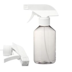 Botella 200 ml PET Transparente con Vaporizador Trigger Blanco (28/410) - Botellas PET